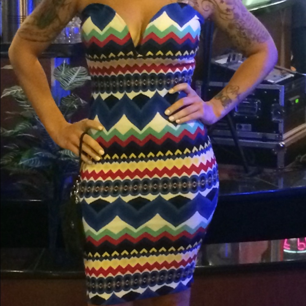 MIDI Strapless Dress